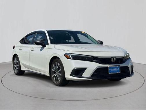 Platinum White Pearl 2024 Honda Civic EX-L