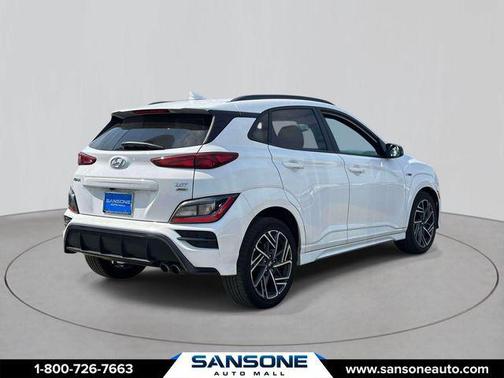 Lunar White 2023 Hyundai KONA N Line
