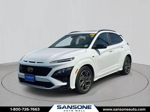 Lunar White 2023 Hyundai KONA N Line