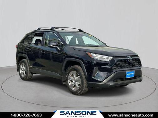 Midnight Black Metallic 2025 Toyota RAV4 Hybrid XLE
