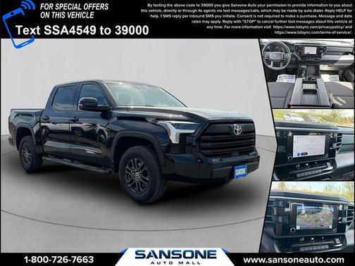 Midnight Black Metallic 2024 Toyota Tundra SR5