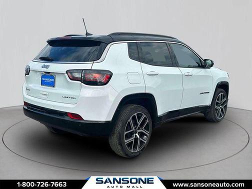 Bright White Clearcoat 2025 Jeep Compass Limited