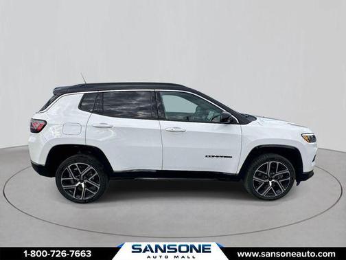 Bright White Clearcoat 2025 Jeep Compass Limited