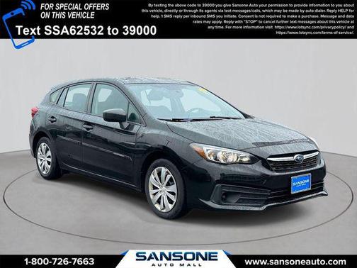 Crystal Black 2022 Subaru Impreza Base