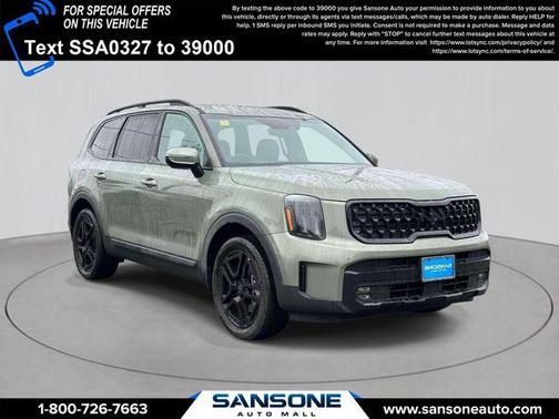 Jungle Green 2025 Kia Telluride SX Prestige X-Line