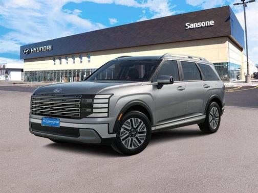 Typhoon Silver Metallic 2026 Hyundai Palisade Hybrid SEL 8P