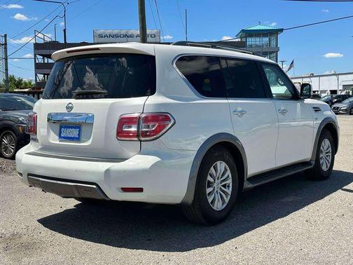 Pearl White 2019 Nissan Armada SV