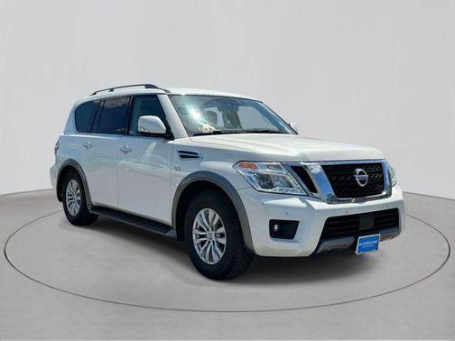 Pearl White 2019 Nissan Armada SV