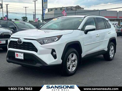 Super White 2021 Toyota RAV4 XLE
