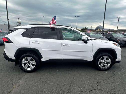 Super White 2021 Toyota RAV4 XLE
