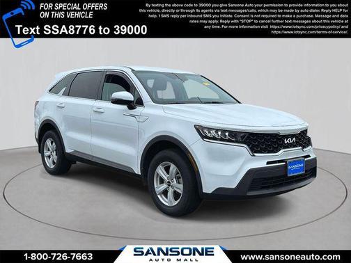 Glacial White Pearl 2023 Kia Sorento LX