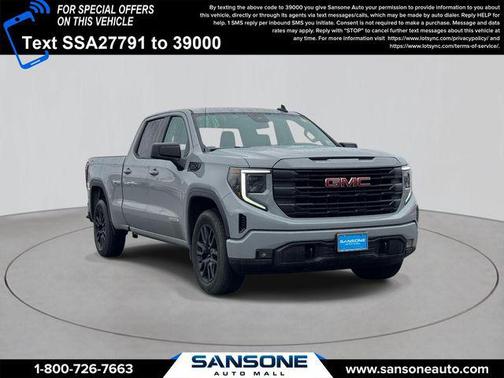 Thunderstorm Gray 2024 GMC Sierra 1500 Elevation