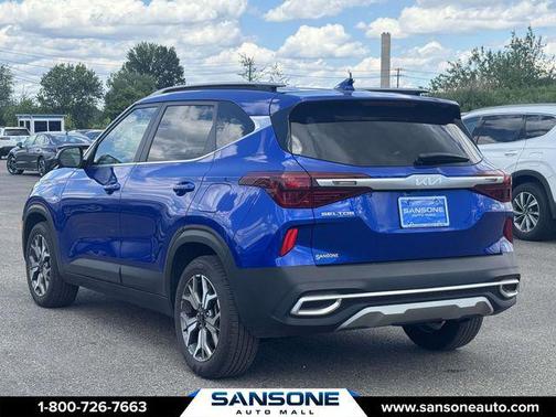Neptune Blue 2022 Kia Seltos EX