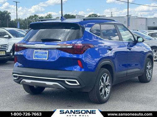 Neptune Blue 2022 Kia Seltos EX