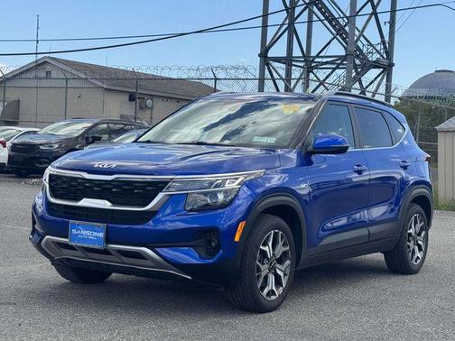 Neptune Blue 2022 Kia Seltos EX