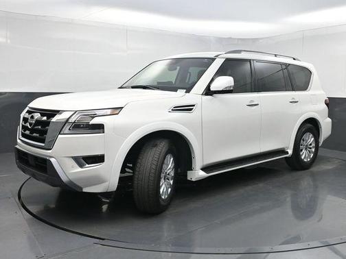 Aspen White Tricoat 2023 Nissan Armada SV 2WD