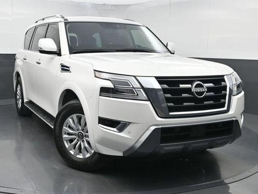 Aspen White Tricoat 2023 Nissan Armada SV 2WD