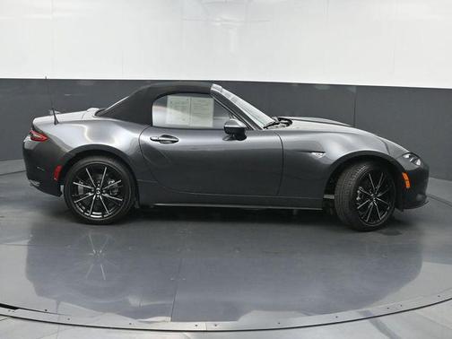 Machine Gray Metallic 2025 Mazda MX-5 Miata Grand Touring