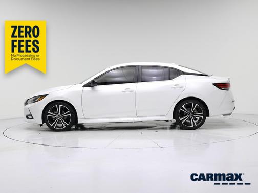 White 2021 Nissan Sentra SR