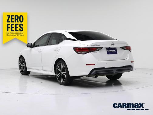 White 2021 Nissan Sentra SR