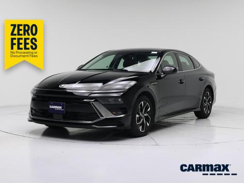 Black 2025 Hyundai SONATA SEL
