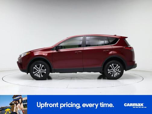 Red 2018 Toyota RAV4 LE