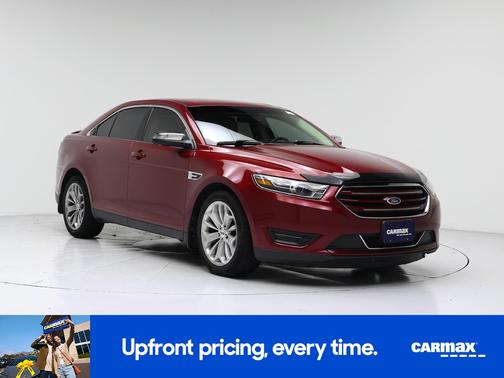 Red 2016 Ford Taurus Limited