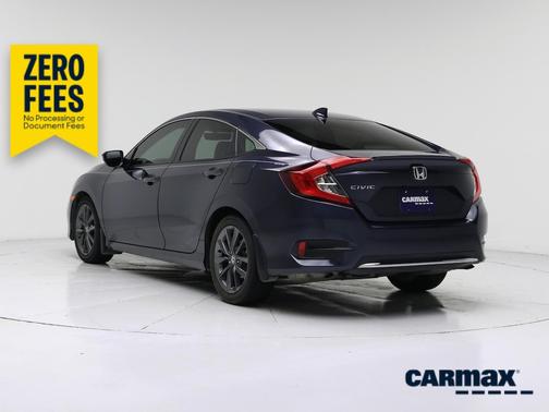 Blue 2021 Honda Civic EX-L