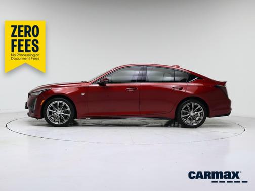 Red 2021 Cadillac CT5 Sport