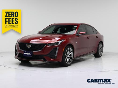 Red 2021 Cadillac CT5 Sport