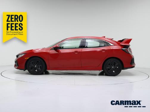 Red 2019 Honda Civic EX
