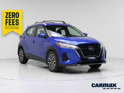 Blue 2023 Nissan Kicks SV
