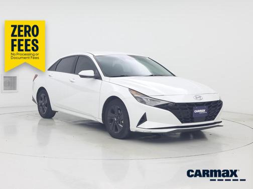 White 2021 Hyundai ELANTRA SEL