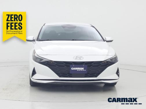 White 2021 Hyundai ELANTRA SEL