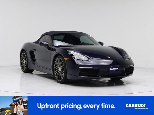 Blue 2018 Porsche 718 Boxster S