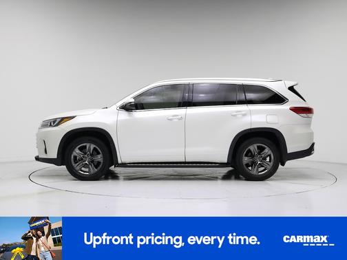 White 2019 Toyota Highlander Limited Platinum