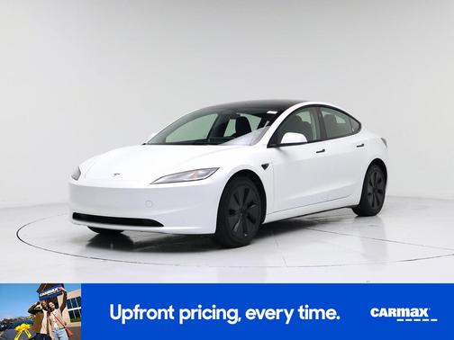 White 2025 Tesla Model 3 Long Range