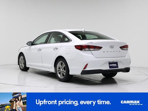 White 2019 Hyundai SONATA SEL