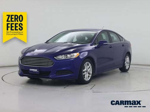 Blue 2016 Ford Fusion SE