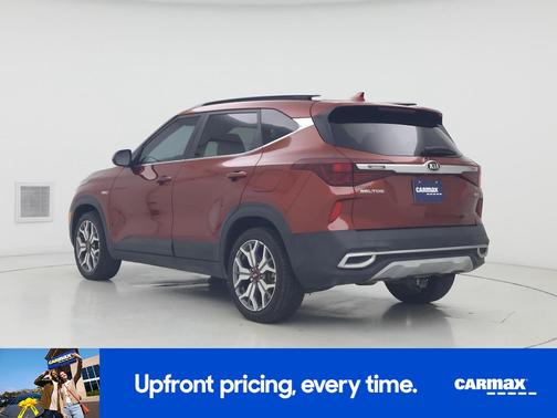 Orange 2021 Kia Seltos S