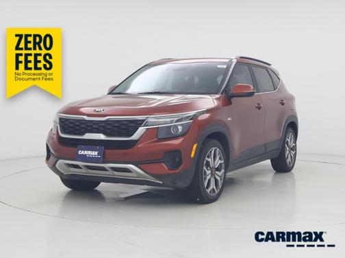 Orange 2021 Kia Seltos S