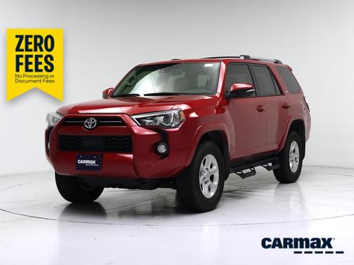 Red 2020 Toyota 4Runner SR5 Premium