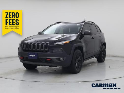 Black 2017 Jeep Cherokee Trailhawk
