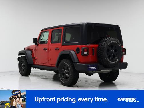 Red 2023 Jeep Wrangler Unlimited Willys