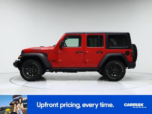 Red 2023 Jeep Wrangler Unlimited Willys