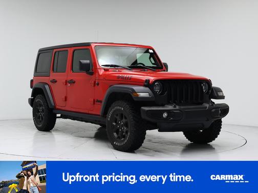 Red 2023 Jeep Wrangler Unlimited Willys
