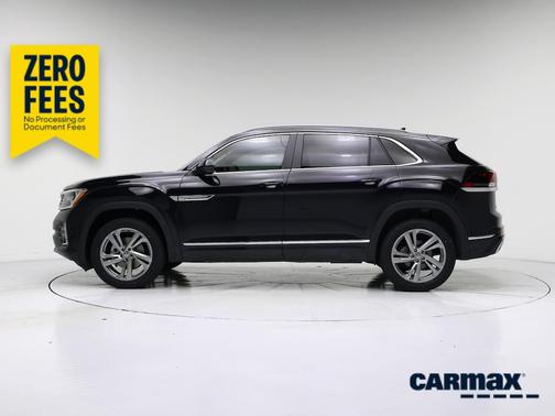 Black 2024 Volkswagen Atlas Cross Sport SEL R-Line