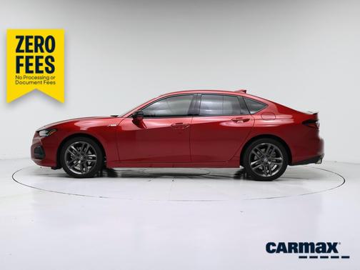 Red 2025 Acura TLX SH-AWD A-Spec