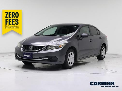 Gray 2014 Honda Civic LX