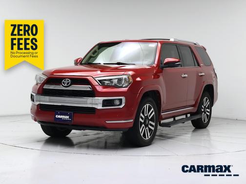 Red 2016 Toyota 4Runner Limited